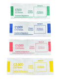 Money Bands Currency Straps For GBP UK notes (Mix) *Choose selection on next page* From £7.95